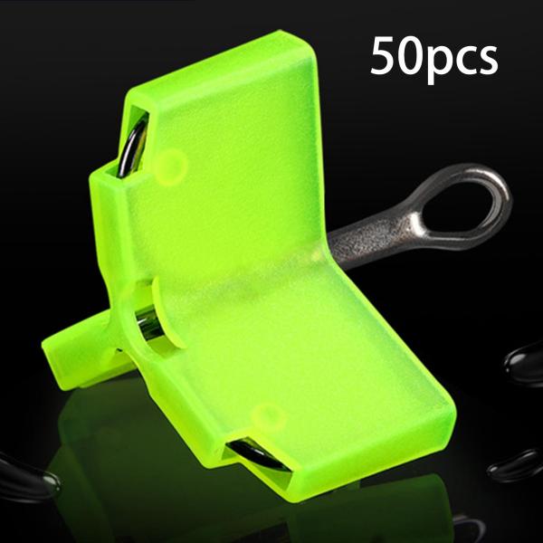 トレブルフックカバー 50個 蛍光イエロー 丈夫な釣り用トレブルフックボンネット 0.9cmx1.2cmx0.38cm