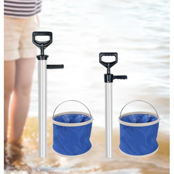 折りたたみ式バケツ付きエビポンプ 海のソーセージ ポンピング シーフードキャッチングデバイス 73cm