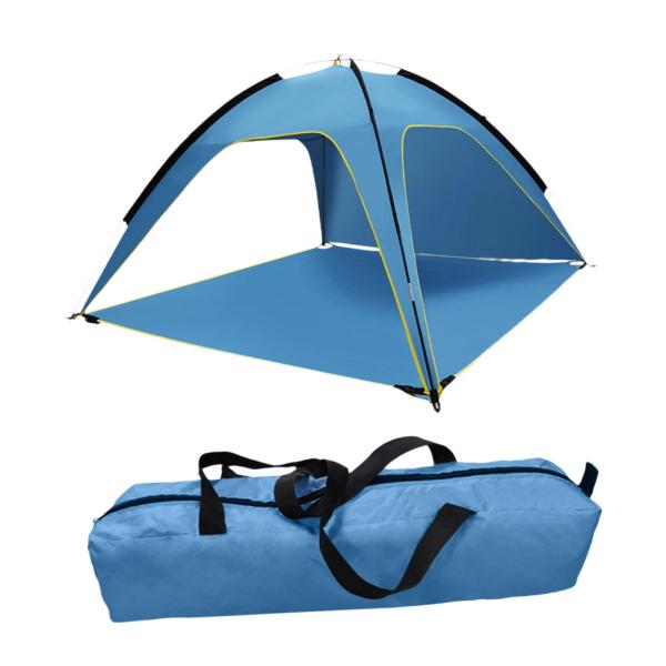 ビーチテント ドームテント キャリーバッグ付き 保護防水サンシェルター キャノピー 公園 釣り 旅行 ピクニック アウトドア用