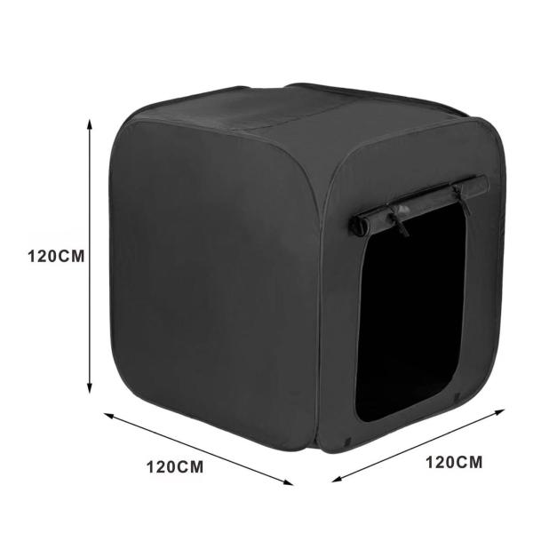 子供用遮光テント 折りたたみ式ポップアップテント 庭 屋内 屋外 カーニバル用 120cmx120cmx120cm