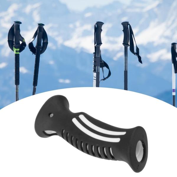 交換用トレッキングスティックハンドル、ハイキングポールハンドル、バックパッキング用ポータブル滑り止めアウトドアトレッキング杖グリップ