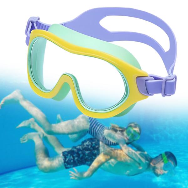 スイミングゴーグル アイウェア 軽量 快適 曇り止めゴーグル 水泳用メガネ ロング ショートヘア 子供 男の子 女の子 キッズ用