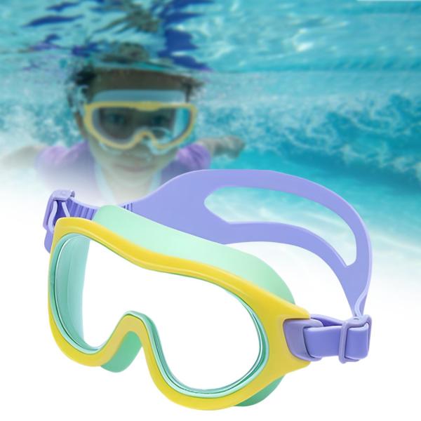 スイミングゴーグル アイウェア 軽量 快適 曇り止めゴーグル 水泳用メガネ ロング ショートヘア 子供 男の子 女の子 キッズ用