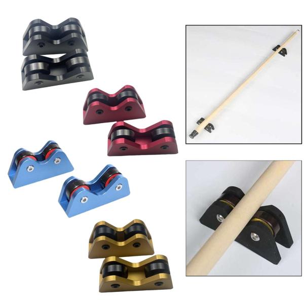 ビリヤード 真直度チェッカー 合金 メンテナンスツール クラブゲーム用 ブラック 2個