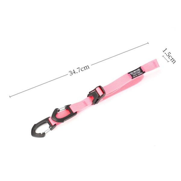 荷物ストラップ 旅行用 丈夫なスーツケースベルト 電車 ハイキング アウトドア スポーツ用 ピンク