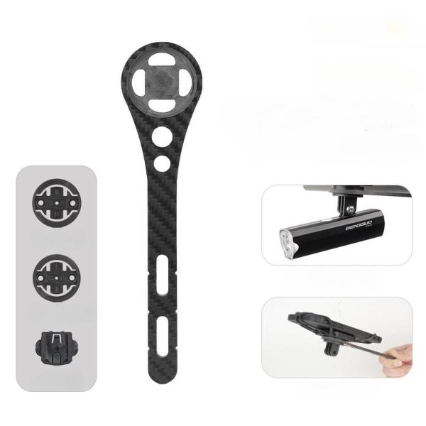 バイクコンピュータマウントアクションカメラホルダー、マウンテンバイク、ロングライド用