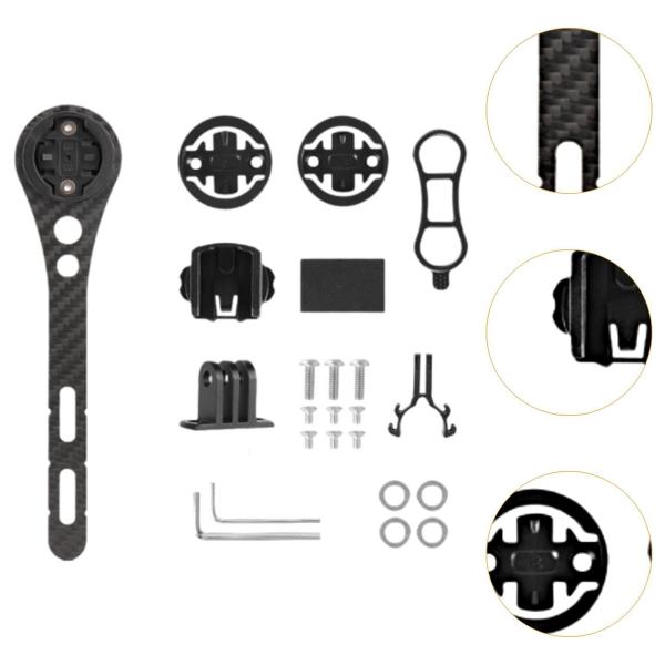 バイクコンピュータマウントアクションカメラホルダー、マウンテンバイク、ロングライド用