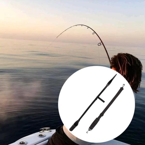 釣り竿キャリーストラップ 58〜130cm 調節可能なタックルキャリアショルダーベルト 1個