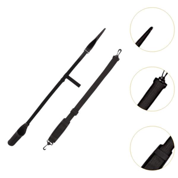 釣り竿キャリーストラップ 58〜130cm 調節可能なタックルキャリアショルダーベルト 1個