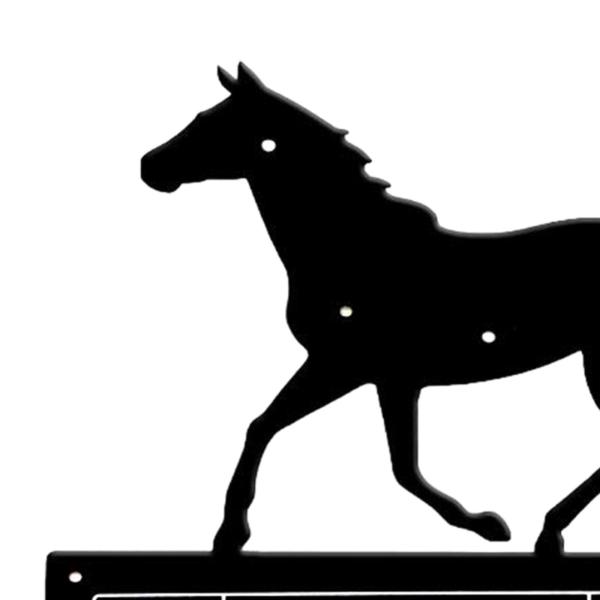 馬小屋名プレート、馬の看板、壁、フェンス用の馬小屋の装飾、馬のギフト、馬の名前の銘板ネームプレート