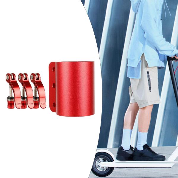 電動スクーター折りたたみクリップ用品固定ツール大人女性乗馬用赤
