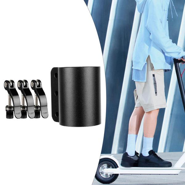 電動スクーター折りたたみクリップ用品固定ツール大人女性乗馬用ブラック