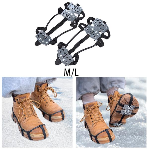 履物 雪上や氷上を歩くためのアイスクリート 靴やブーツ用 M