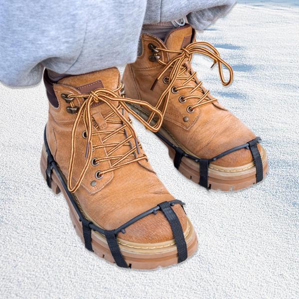 履物 雪上や氷上を歩くためのアイスクリート 靴やブーツ用 M