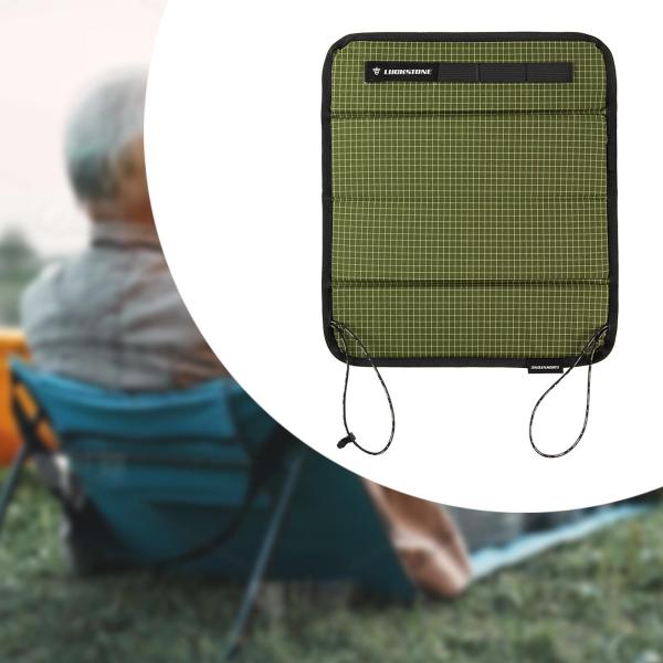 登山用シートクッション 折りたたみ式シートパッド キャンプ バックパッキング 旅行用 グリーン