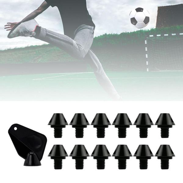 12x サッカーブーツクリート 安定 屋内 屋外 スポーツ 競技 トレーニング 高さ 8mm