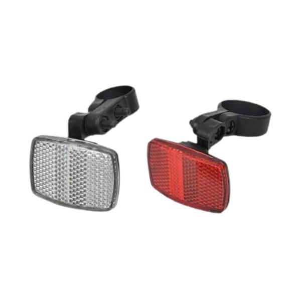 自転車フロントリアリフレクター サイクリングリフレクター 大人用 自転車 サイクリング 2FrontRearReflectors