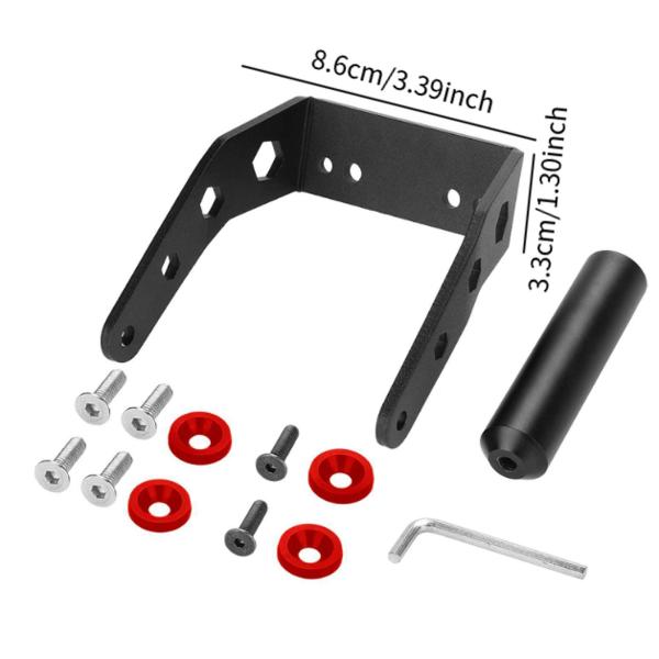  1 2 3 Eagle 用ユニバーサルハンドル 軽量アルミ合金 ブラック レッド