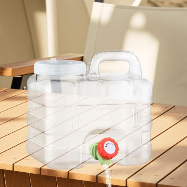 水容器 ウォーターキャリア 7.5L 栓付き ウォータータンク お手入れ簡単 コンパクト キャンプ用 ウォータージャグ キャンプ用ウォーターボトル