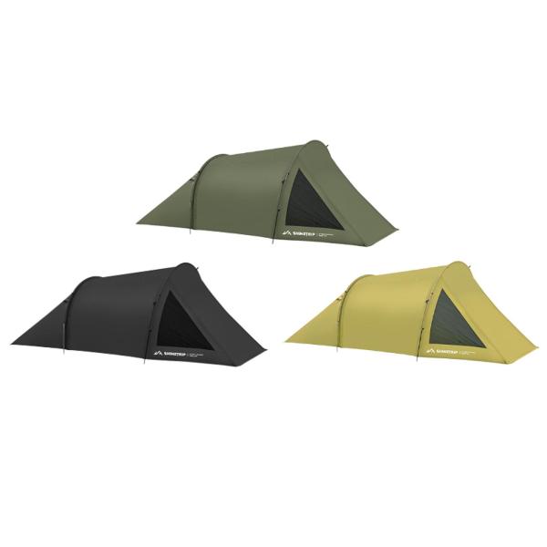 キャンプテント 簡単セットアップ ポータブルトンネルテント ピクニック 登山 ビーチ用 ブラック