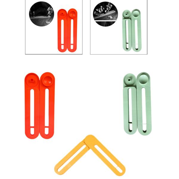 ローラースキッドプレスと強化剤、90-270度調整可能なフラットフィギュアスケートプレスローラー、スケートトレーニング機器 , 赤