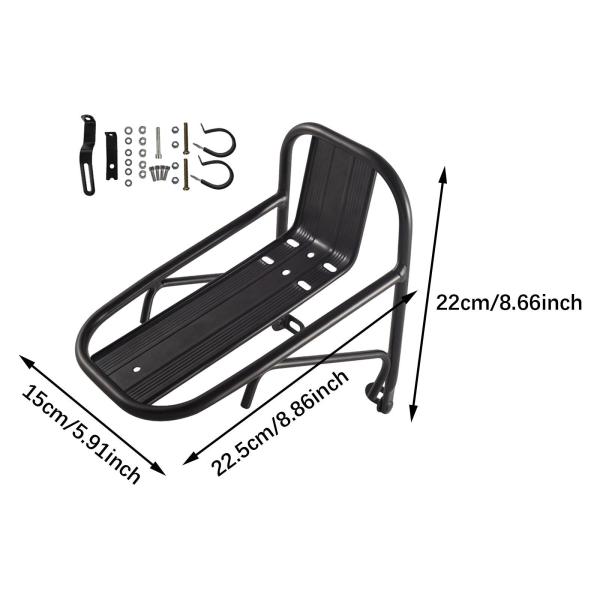 マウンテンバイクライディングアウトドア用バイクフロントカーゴラックサポートカーゴパニア