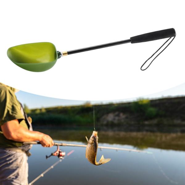 釣り投げスプーン中空デザイン釣りアクセサリーロング餌スプーン