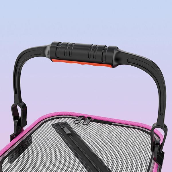 折りたたみ釣りのバケツギアキャンプ収納コンテナ釣りピンク20cm