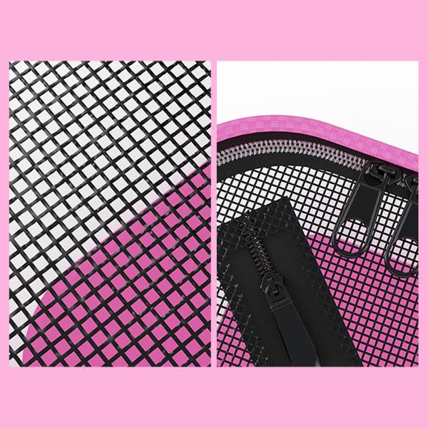 折りたたみ釣りのバケットギアキャンプ収納コンテナ釣り用ピンク20cmサイドポケット