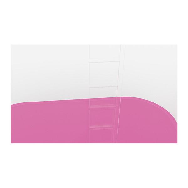 折りたたみ釣りのバケットギアキャンプ収納コンテナ釣り用ピンク20cmサイドポケット