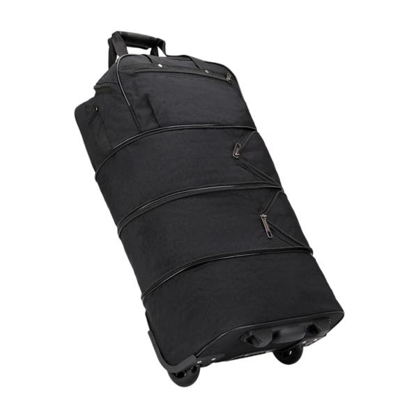 旅行用キャスター付きローリングダッフルバッグ, ブラック取り外し可能なトロリー Amazon | [ザノースフェイス] BC Rolling Duffel ブラック