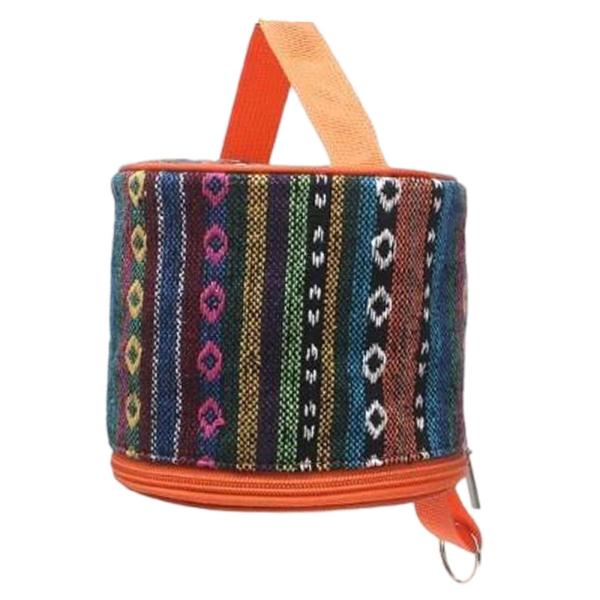 民族スタイルのティッシュケーストイレットロールカバー多機能ティッシュペーパーバッグRV旅行屋外のナプキンホルダーを掛けている