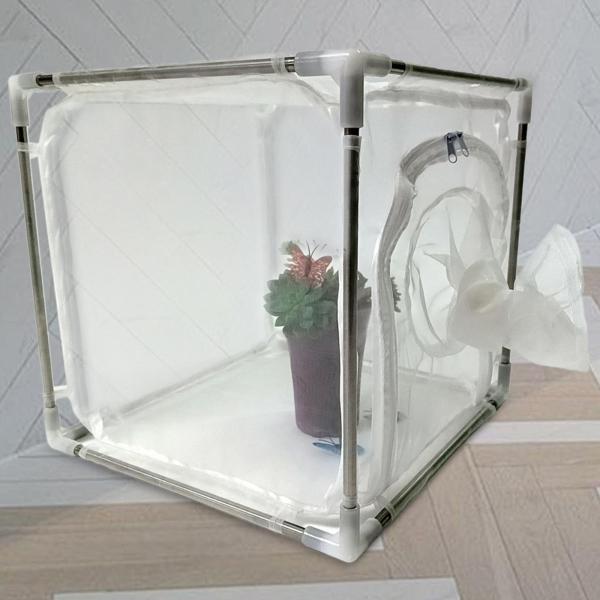 蝶の生息地メッシュケージ装飾用ケージハウス通気性カバーは、裏庭農場のための多機能エンクロージャーテラリウムネット