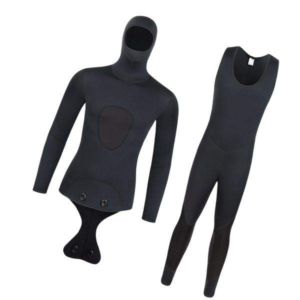 ウェットスーツトップ メンズ フード付き ネオプレンジャケット シュノーケリング カヤック フリーダイビング Lサイズ