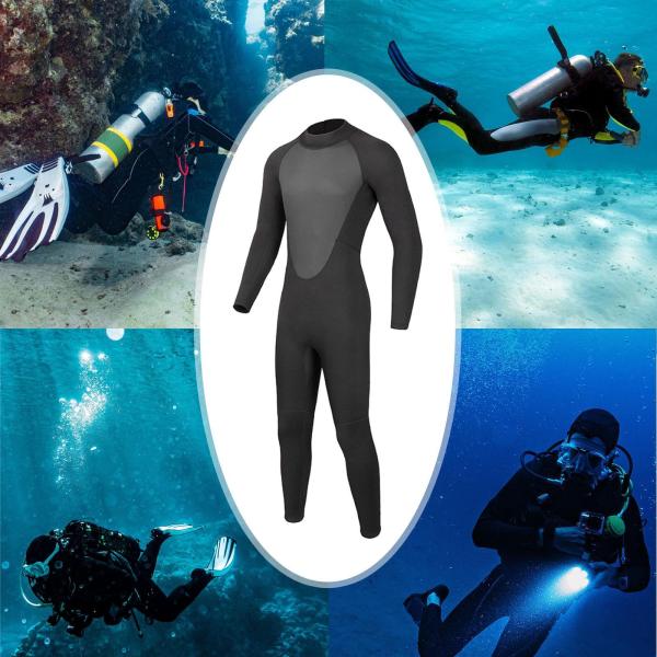 メンズウェットスーツトップ 連結式 スキューバダイビングスーツ 水中カヤック カヌー XXL