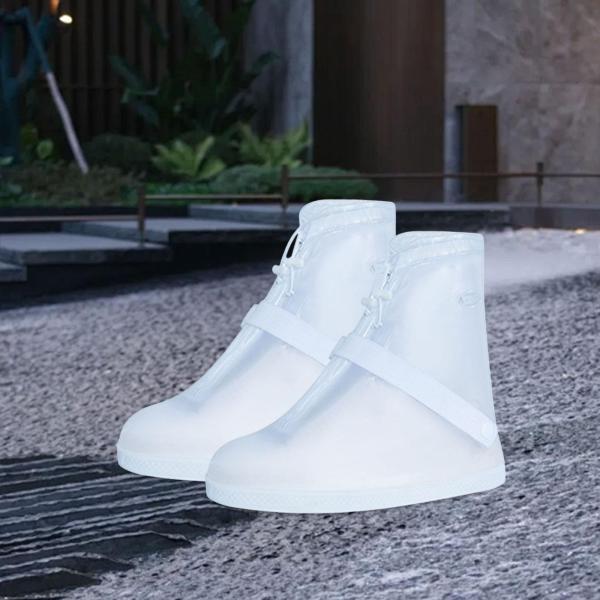 防水シューズカバー シューズプロテクター PVC 滑り止めソール レインシューズカバー 長靴 レディース メンズ 釣り ガーデン ハイキング