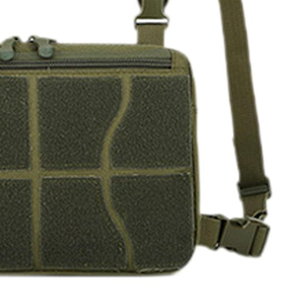 チェストリグバッグ 実用的 多機能 ワークアウトパック ハイキング 釣り 旅行 グリーン