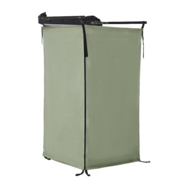 車両側シャワーテントルーム更衣室トイレ個室屋外ダークグリーン（パッケージにはブラケットは含まれません）