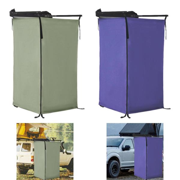 車両側シャワーテントルーム更衣室トイレ個室屋外ダークグリーン（パッケージにはブラケットは含まれません）