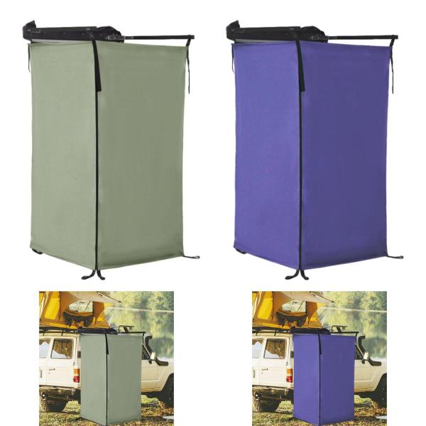 車両側シャワーテントルーム更衣室トイレ個室屋外ダークグリーン（パッケージにはブラケットは含まれません）