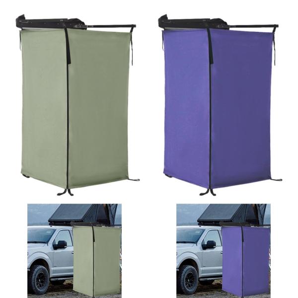 車両側シャワーテントルーム更衣室トイレ個室屋外ダークグリーン（パッケージにはブラケットは含まれません）