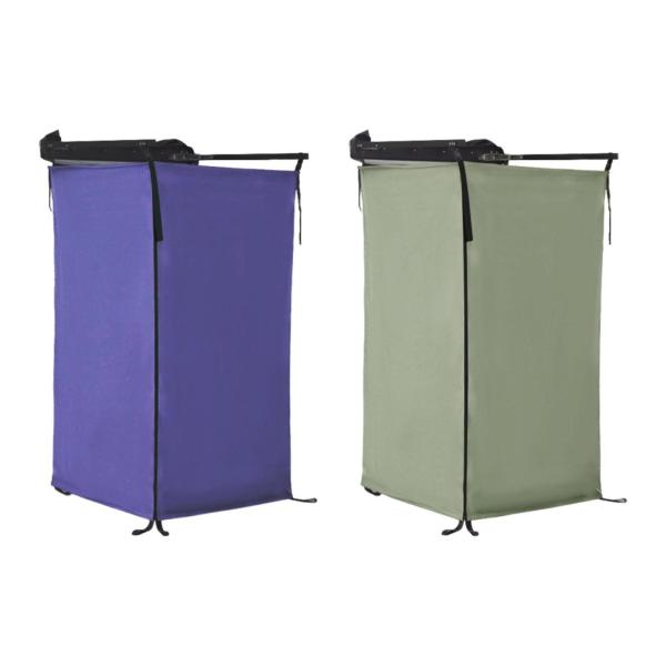 車両側シャワーテントルーム更衣室トイレ個室屋外ダークグリーン（パッケージにはブラケットは含まれません）