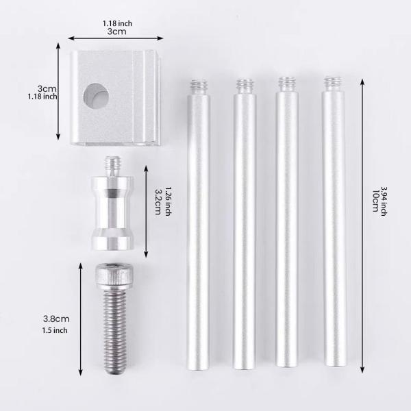 キャンプ用ライトポール 吊り下げライトホルダー ガーデン アウトドア ピクニック シルバー