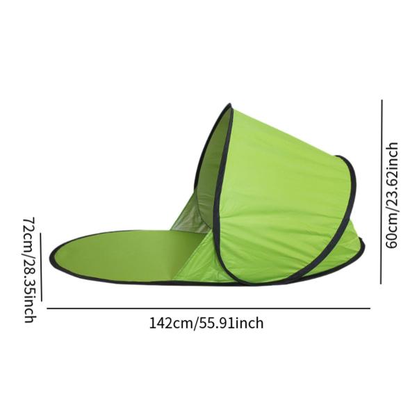 ビーチテント ポータブル 自動 ビーチテント 裏庭 釣り 登山 グリーン