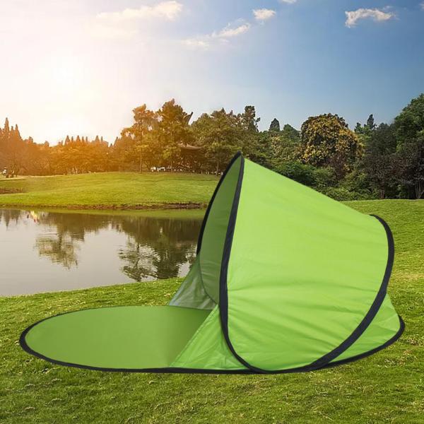 ビーチテント ポータブル 自動 ビーチテント 裏庭 釣り 登山 グリーン