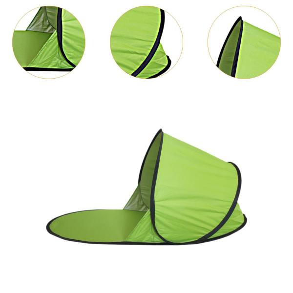 ビーチテント ポータブル 自動 ビーチテント 裏庭 釣り 登山 グリーン