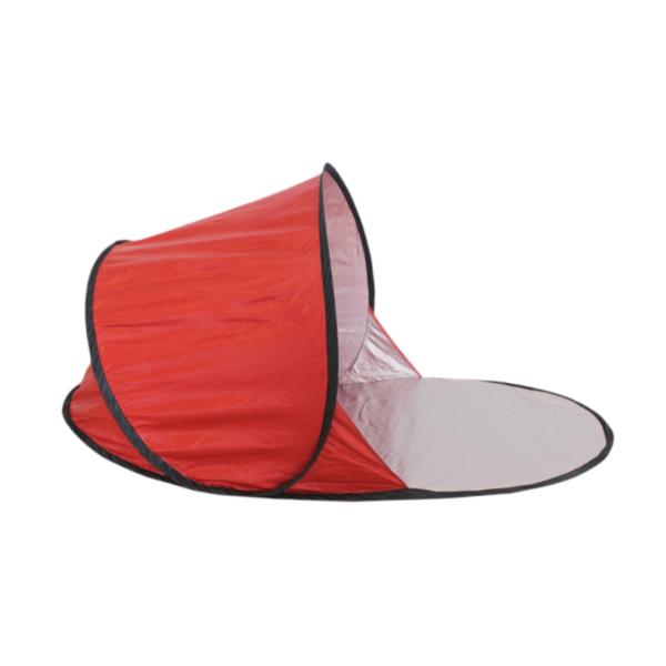 ビーチテント ポータブル 自動 ビーチテント 裏庭 釣り 登山用 赤