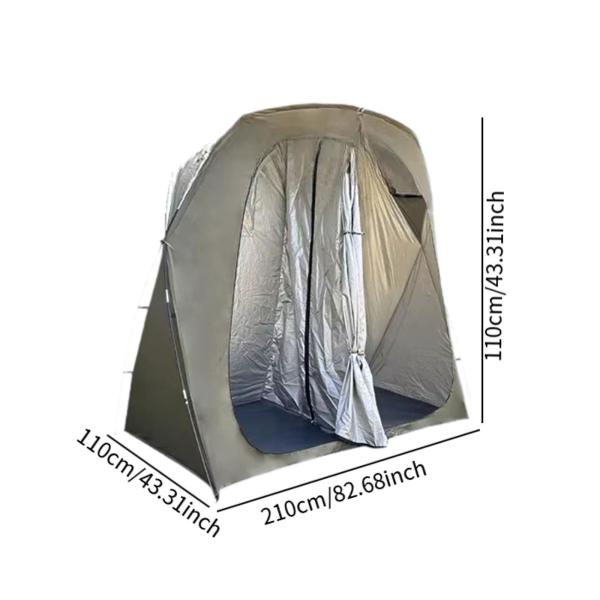 屋外プライバシーシェルター、ポータブルビーチドレッシング更衣室、屋外での使用に便利なトイレと更衣室