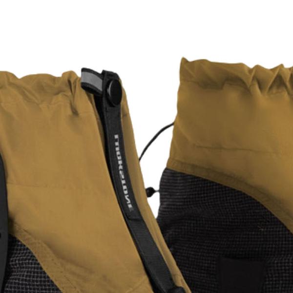レッグアンクルゲートルブーツ防砂カバー ハイキング スキー アウトドアアクティビティ用 サンドゴールド