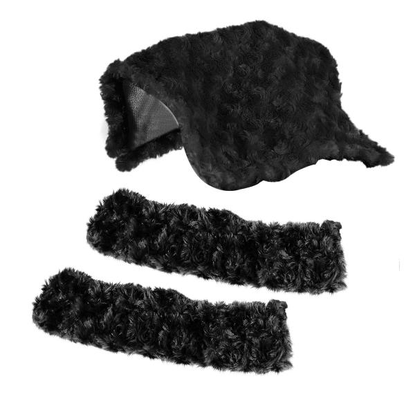 アイススケートブレードカバー 2個セット アイススケートプロテクター トレーニング 練習 スポーツ用 ブラック S